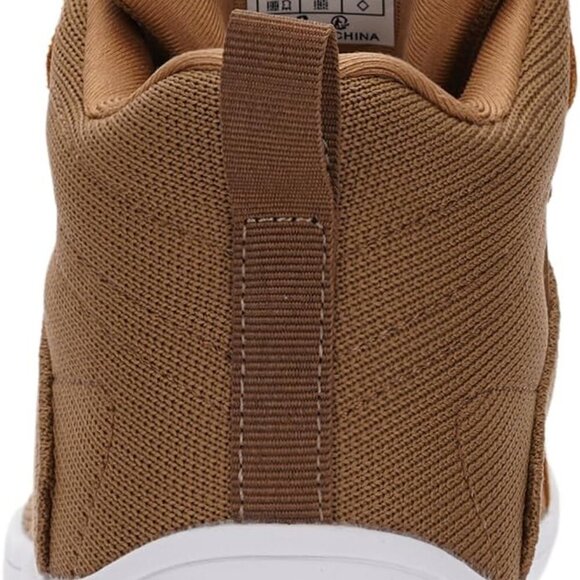 Women's Knit Wide High Top Shoes Rubber Outsole Ankle Support Comfort - Picture 3 of 6